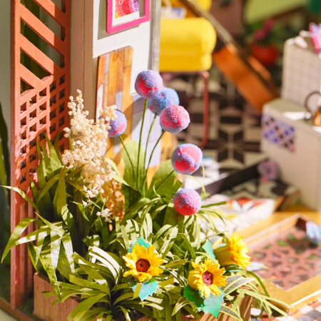 Book Nook, Casuta DIY, Balconul lui Lily, 165 piese [4]