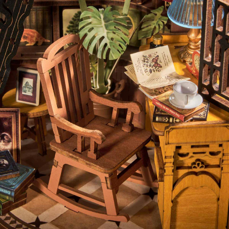 Book Nook, Casuta DIY, Colt linistit de biblioteca, 196 piese [5]
