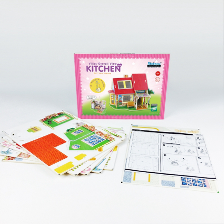 Puzzle 3D, Casuta DIY, Bucatarie, 81 de piese [5]