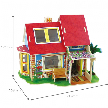 Puzzle 3D, Casuta DIY, Bucatarie, 81 de piese [1]