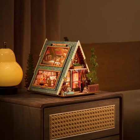 Puzzle 3D, Casuta DIY, CabanA, 336 piese [7]