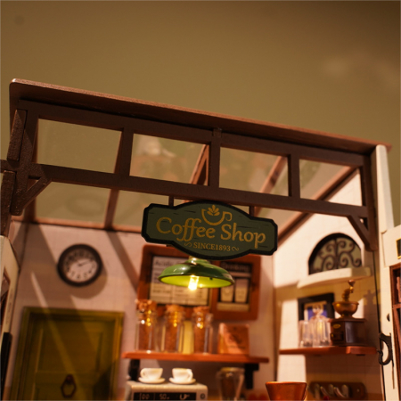 Puzzle 3D, Casuta DIY, Cafenea rafinata, 183 piese [7]