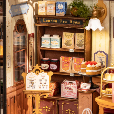Book Nook, Casuta DIY, Ceai si Relaxare, 304 piese [5]
