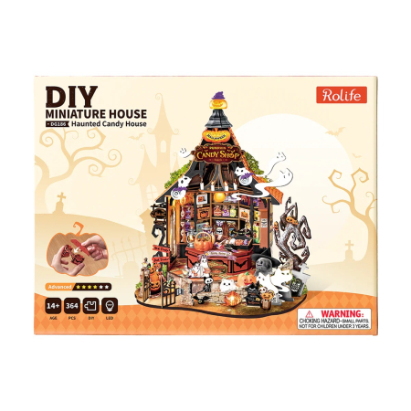 Puzzle 3D, Casuta DIY, Casuta de bomboane bantuita, 364 piese [13]