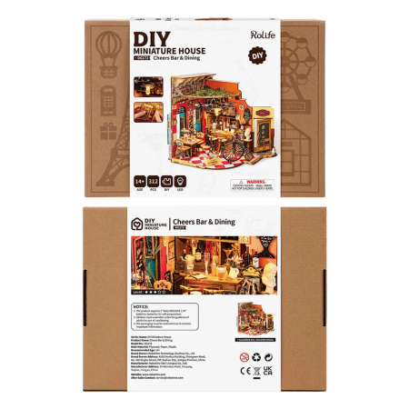 Book Nook, Casuta DIY, Bistro Elegant, 312 piese [12]