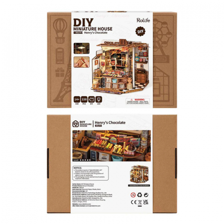 Book Nook, Casuta DIY, Casuta de Ciocolata a lui Henry, 330 piese [10]