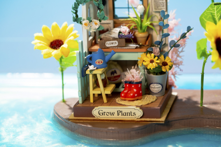 Puzzle 3D, Casuta DIY, Gradina din balcon, 72 piese [3]
