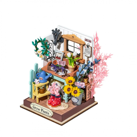 Puzzle 3D, Casuta DIY, Gradina din balcon, 72 piese [0]