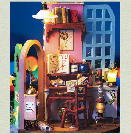 Puzzle 3D, Casuta DIY, Lumea misterioasa - Vecinul misterios, 135 piese [4]