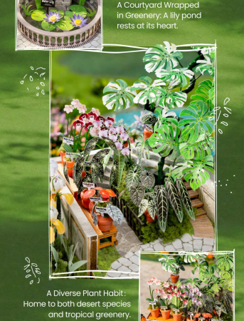 Puzzle 3D, Casuta DIY, Oranjerie, 1168 piese [13]
