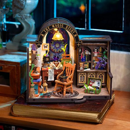 Book Nook, Casuta DIY, Camera de Magie, 267 piese [3]