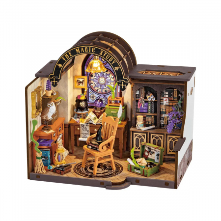 Casute DIY - Book Nook, Casuta DIY, Camera de Magie, 267 piese