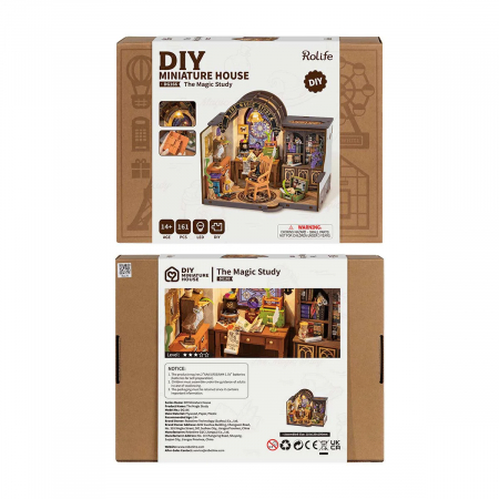 Book Nook, Casuta DIY, Camera de Magie, 267 piese [9]