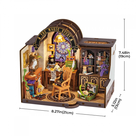 Book Nook, Casuta DIY, Camera de Magie, 267 piese [1]