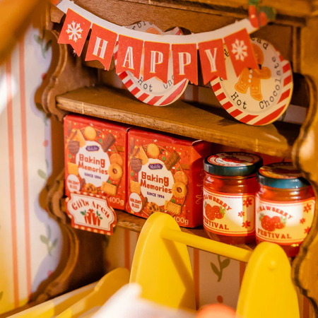 Puzzle 3D, Casuta DIY, Casuta de turta dulce, 250 piese [4]