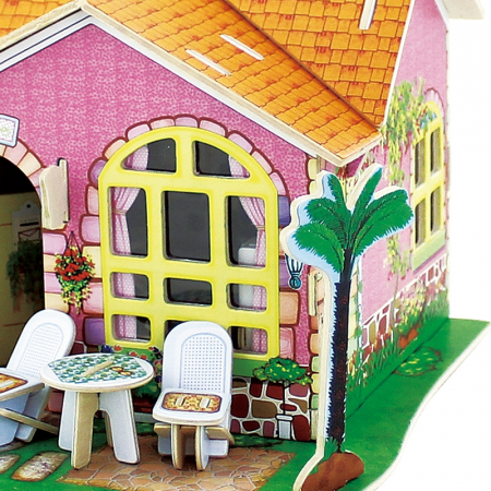 Puzzle 3D, Casuta DIY, Sufragerie, 82 de piese [4]