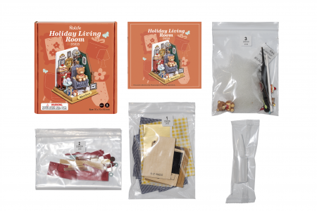 Puzzle 3D, Casuta DIY, Sufragerie in vacanta, 75 piese [3]