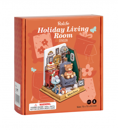 Puzzle 3D, Casuta DIY, Sufragerie in vacanta, 75 piese [4]