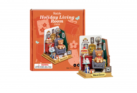 Puzzle 3D, Casuta DIY, Sufragerie in vacanta, 75 piese [5]