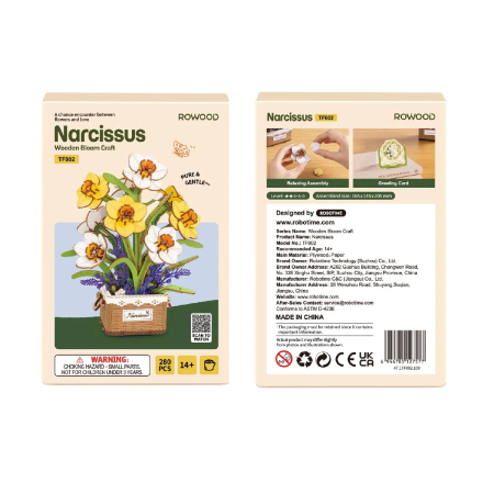 Puzzle 3D, Cos cu narcise, 280 piese [10]