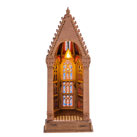 Casute DIY - Puzzle 3D, Catedrala geometrica, 112 piese
