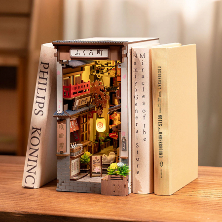 Book Nook, Cotor de Carte DIY, Alee cu Sakura, 249 piese [1]