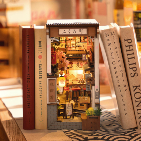 Book Nook, Cotor de Carte DIY, Alee cu Sakura, 249 piese [2]