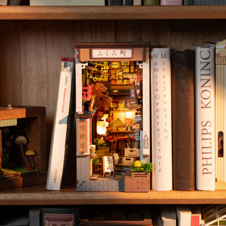 Book Nook, Cotor de Carte DIY, Alee cu Sakura, 249 piese [3]