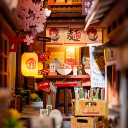 Book Nook, Cotor de Carte DIY, Alee cu Sakura, 249 piese [4]
