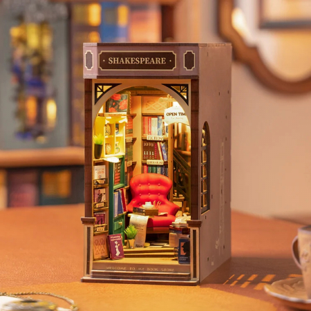 Book Nook, Cotor de carte DIY, Librarie, 194 piese [2]