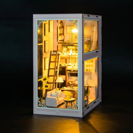 Book Nook, Cotor de carte DIY, Penthouse, 54 piese I dego.ro [2]