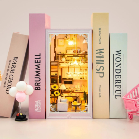 Book Nook, Cotor de carte DIY, Penthouse, 54 piese I dego.ro [9]