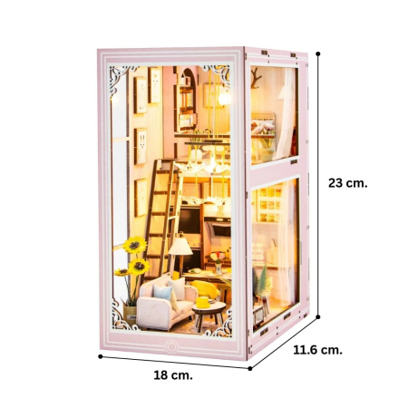 Book Nook, Cotor de carte DIY, Penthouse, 54 piese I dego.ro [10]