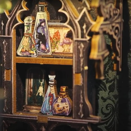 Book Nook , Cotor de carte DIY, Vraciul umbrelor, 98 piese [3]