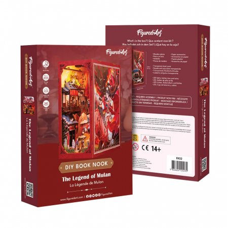 Puzzle 3D, Cotor de carte DIY, Legenda lui Mulan , 298 piese [2]