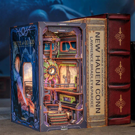 Book Nook, Cotor de carte DIY, Ochiul Batranului Zeu, 224 piese [3]
