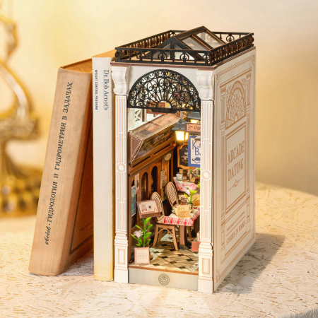 Book Nook, Cotor de carte DIY, Arcada intalnirilor romantice, 148 piese [2]