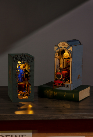 Book Nook, Cotor de carte DIY, Vremea Calatoriilor, 258 piese [3]