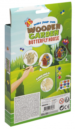 Puzzle 3D cu acuarele, Casuta pentru fluturi [1]