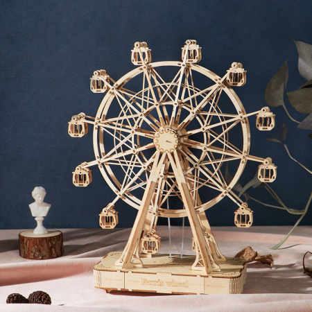 Puzzle 3D Cutie Muzicala, Ferris Wheel XL, Lemn [1]