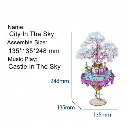 Puzzle 3D Cutie Muzicala, Oras zburator [7]