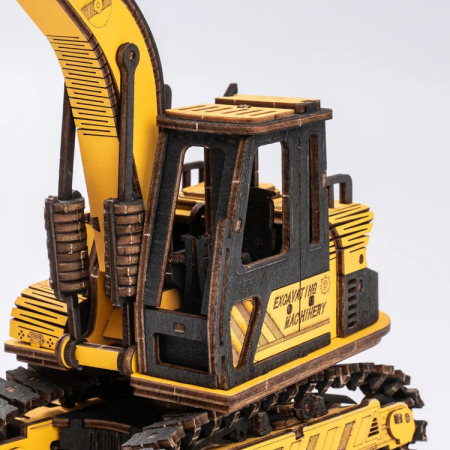 Puzzle 3D, de lemn, Excavator, 395 piese [4]
