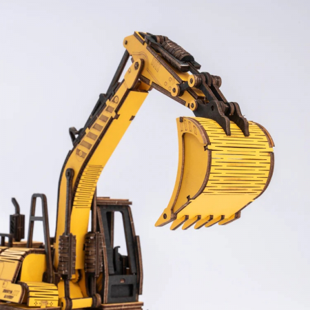 Puzzle 3D, de lemn, Excavator, 395 piese [2]