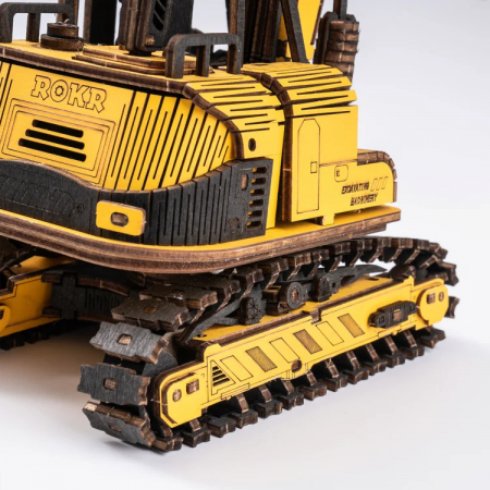 Puzzle 3D, de lemn, Excavator, 395 piese [1]