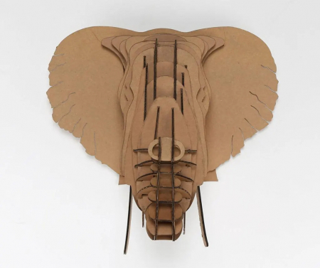 Puzzle 3D, din carton, Elefant, 24 piese [4]