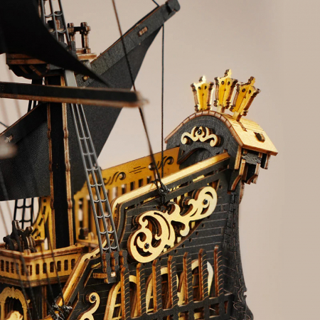 Puzzle 3D, din lemn, Corabia Calut de Mare, 603 piese [11]