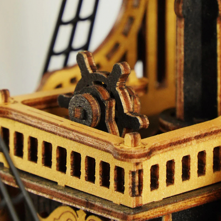 Puzzle 3D, din lemn, Corabia Calut de Mare, 603 piese [12]