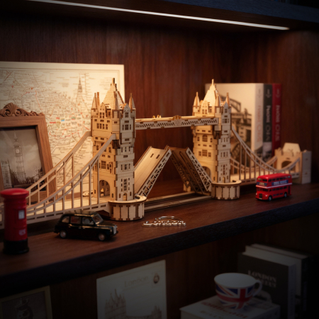 Puzzle 3D, din lemn, Tower Bridge, 231 piese [7]