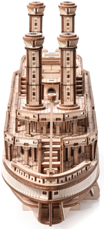 Puzzle 3D, din lemn, Vapor cu aburi, 384 piese [6]