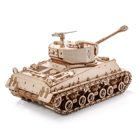 Puzzle 3D, din lemn cu licenta World of Tanks, M4A3E8 Sherman, 1272 piese [14]